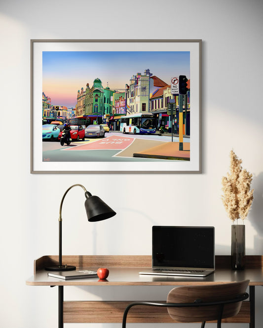 Newtown Sunset Artwork