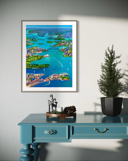 Sydney Harbour View Artwork