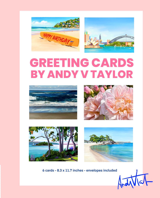 Greeting Cards - Joyful, Beautiful, Colourful (6 pack)