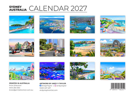 Sydney Calendar - 2027 (NEW)