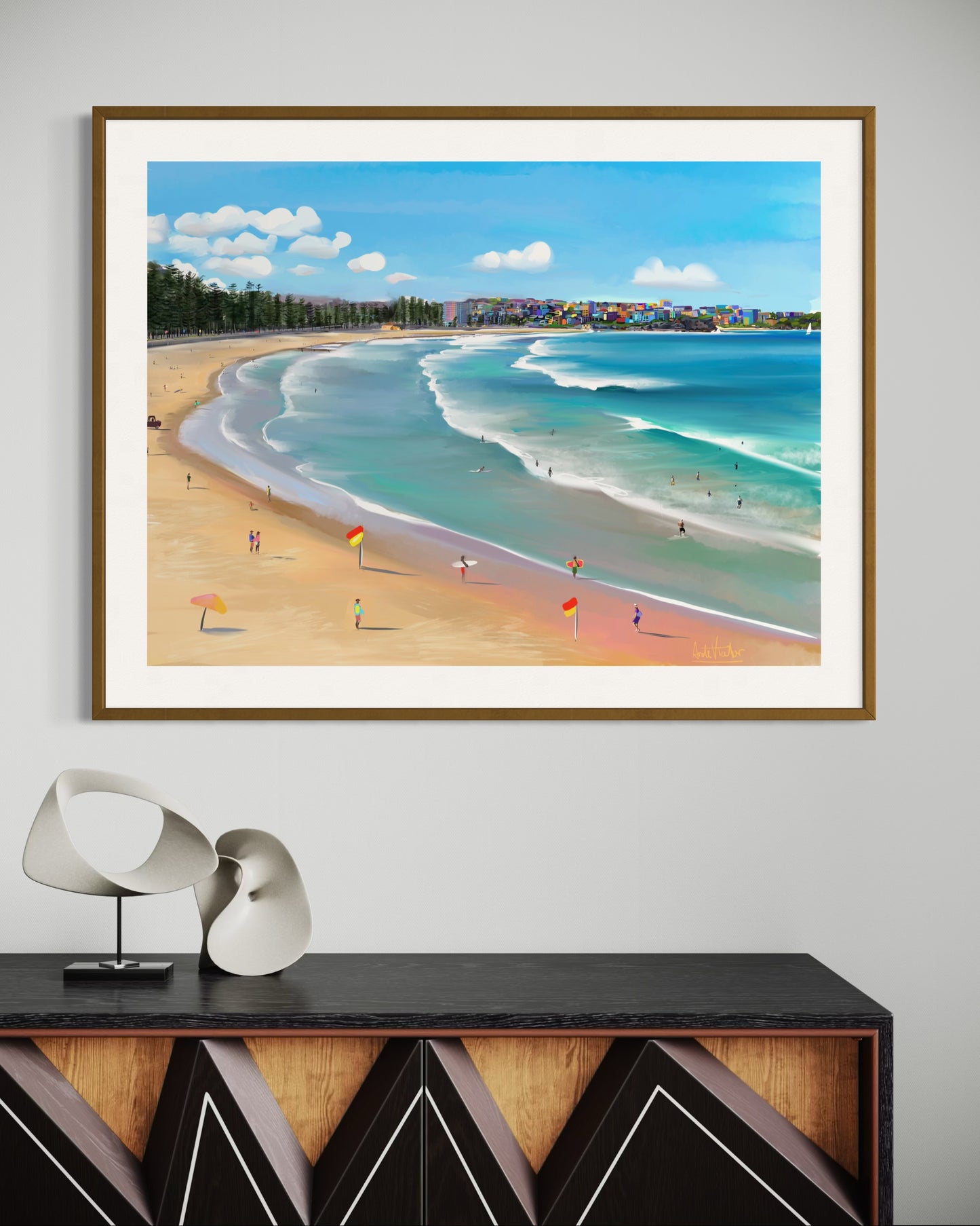 Manly Beach Artwork