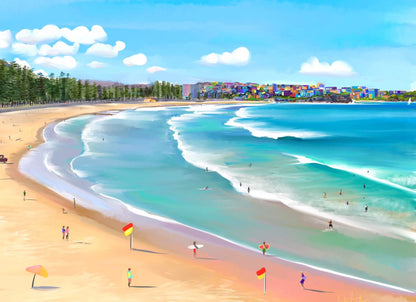 Manly Beach Artwork