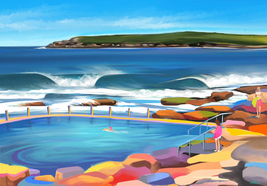 Mahon Pool Original Artwork 1/1