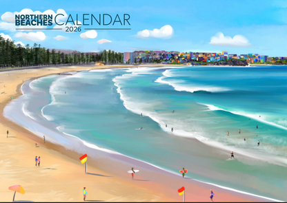 Northern Beaches Calendar - 12 Original Joypop Artworks (AUSTRALIAN BUYERS ONLY)