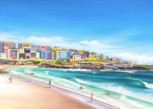 Maroubra Beach - Small Limited Print (100)