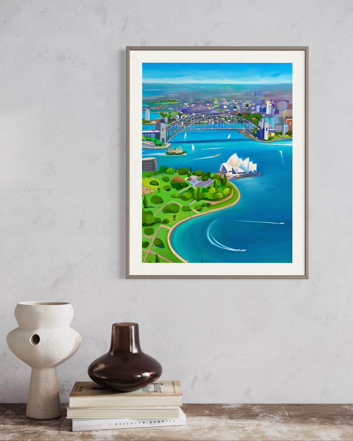 Sydney Harbour Art Print 30 x 40 cm